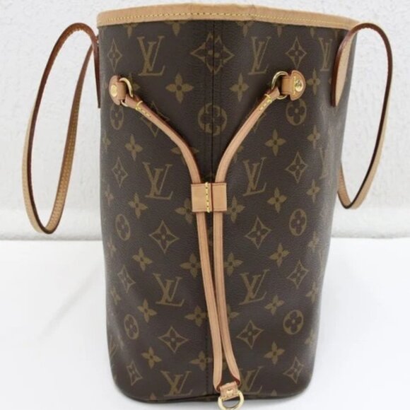 Louis Vuitton Neverfull MM Brown Canvas Monogram Tote Bag SD2189 - Picture 7 of 16